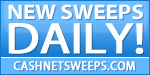 New Sweeps Daily at CashNet Sweepstakes!