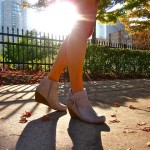 Chiffon Frocks and Fall Footwear