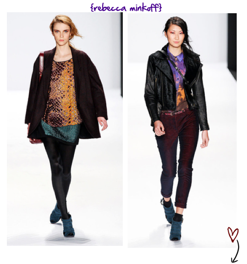 rebecca minkoff f/w 2012, rebecca minkoff fall winter, rebecca minkoff fall fashion, rebecca minkoff fashion week