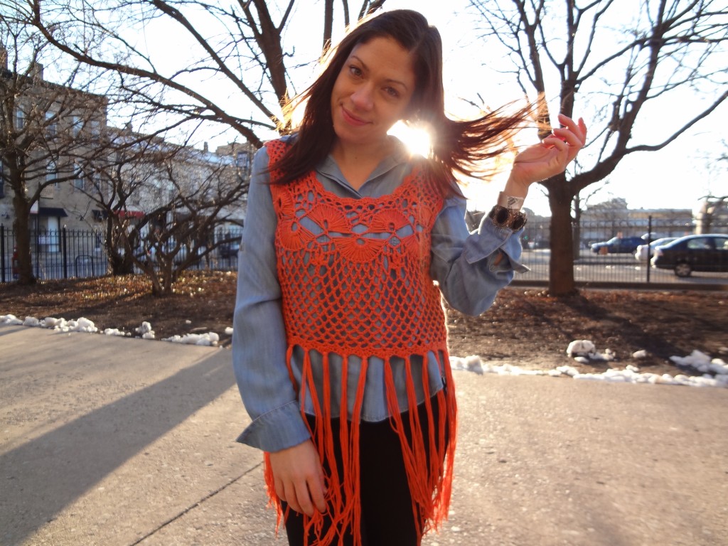 bella dahl blouse, laurel denise bracelet