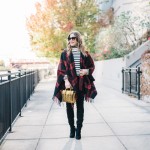 Plaid Poncho