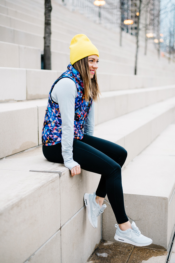 vest for running outdoors