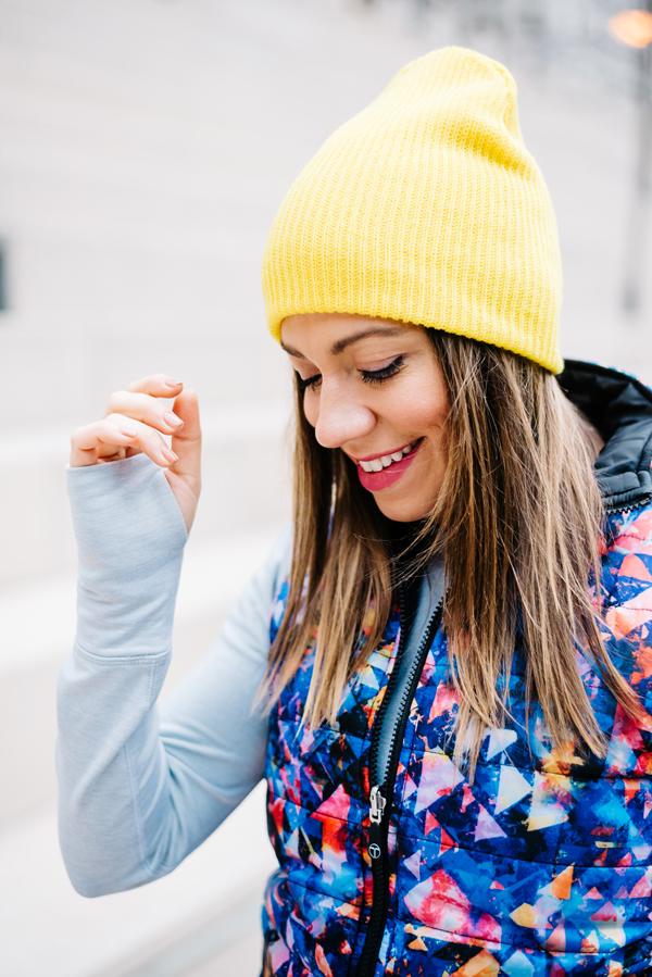 how to wear your hair with a beanie