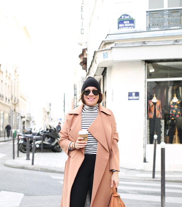 nude trench coat, blush trench