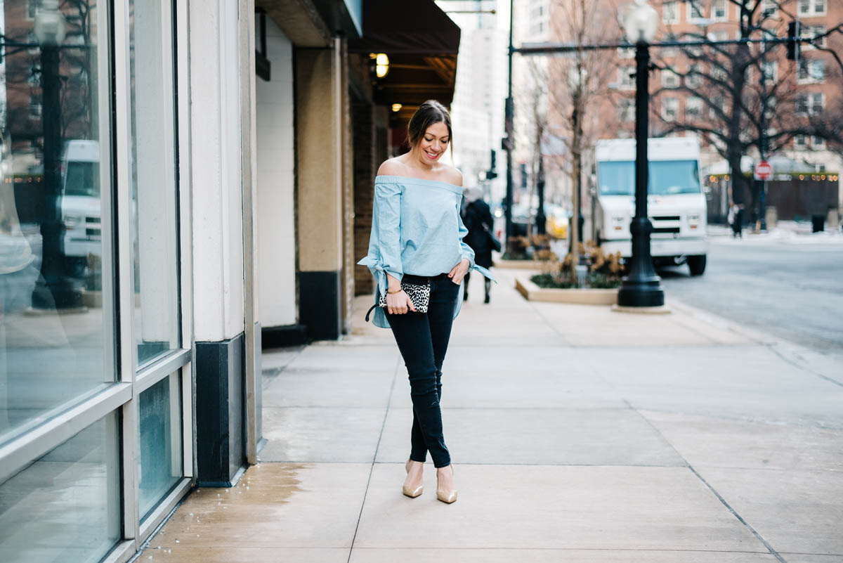 tibi tunic and paige jeans